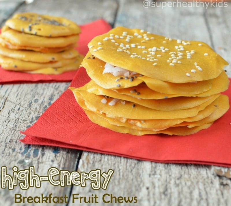 High Energy Breakfast Fruit Chews | Healthy Ideas for Kids
